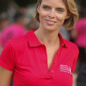 Exclusif - Sylvie Tellier - L'équipe de l'Etape du Coeur 2016 pour le compte de Mécénat Chirurgie Cardiaque lors d'un tournoi de pétanque à Bourg-Saint-Andéol, le 14 juillet 2016. © CVS/Bestimage