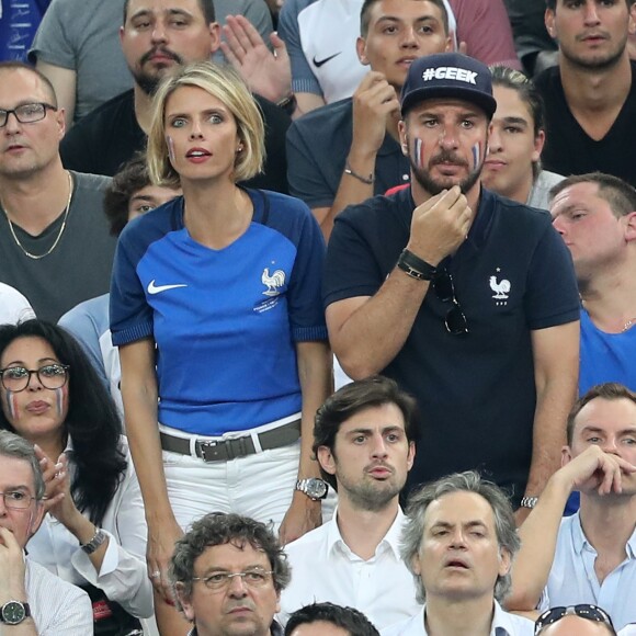 Yamina Benguigui, Sylvie Tellier, Michaël Youn, Jean-Claude Darmon - People assistent à la demi-finale de l'Euro 2016 Allemagne-France au stade Vélodrome à Marseille, France, le 7 juillet 2016. © Cyril Moreau/Bestimage