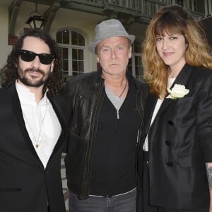 Gunther Love (Sylvain Quimène), Franck Dubosc et Daphné Bürki - Inauguration de l'hôtel Barrière Le Normandy à Deauville, le 18 juin 2016. © Coadic Guirec/Bestimage