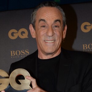 Exclusif - Thierry Ardisson - Intérieur - Cérémonie des "GQ 2015, Les Hommes de l'Année" au Shangri-La Hotel à Paris, le 25 janvier 2016. © Rachid Bellak/Bestimage