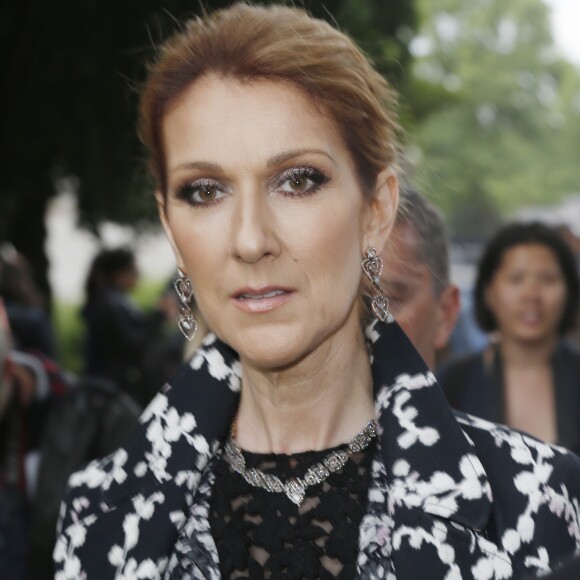 Céline Dion - Arrivées au défilé de mode Haute-Couture automne-hiver 2016/2017 "Giambattista Valli" à Paris. Le 4 juillet 2016