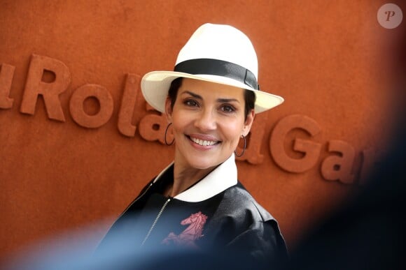 Cristina Cordula - People au village des Internationaux de France de tennis de Roland Garros à Paris. Le 25 mai 2016. © Dominique Jacovides / Bestimage