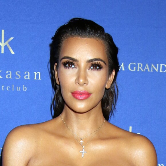 Kim Kardashian à la soirée du Hakkasan Night Club au MGM Grand Hotel & Casino à Las Vegas, le 23 juillet 2016