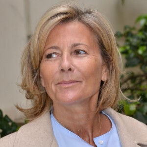 Claire Chazal à la conférence de presse de la Flamme Marie Claire à l'hôtel Marois dans les salons France-Amériques à Paris le 14 juin 2016.