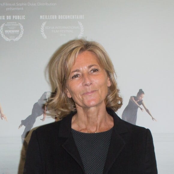 Claire Chazal - Avant-première du film "Mr. Gaga : sur les pas d'Ohad Naharin" au cinéma L'Arlequin à Paris, le 26 mai 2016.