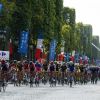 Image de l'arrivée du Tour de France 2016 sur les Champs-Élysées à Paris le 24 juillet 2016. © Coadic Guirec / Bestimage