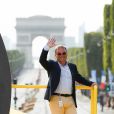 Bernard Hinault, âgé de 61 ans et cinq fois vainqueur du Tour de France (entre 1978 et 1985), a annoncé lundi qu'il quittait le protocole de la mythique épreuve - Arrivée du Tour de France 2016 sur les Champs-Élysées à Paris le 24 juillet 2016. © Coadic Guirec / Bestimage