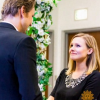 Kristen Bell dévoile trois photos de son mariage low-cost avec Dax Sheppard lors d'une émission qui lui est consacrée, diffusée sur la chaîne américaine CBS. Image extraite d'une vidéo Youtube, le 24 juillet 2016