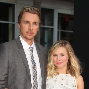 Dax Shepard, Kristen Bell enceinte à la Première du film "This Is Where I Leave You" à Hollywood le 15 septembre 2014.