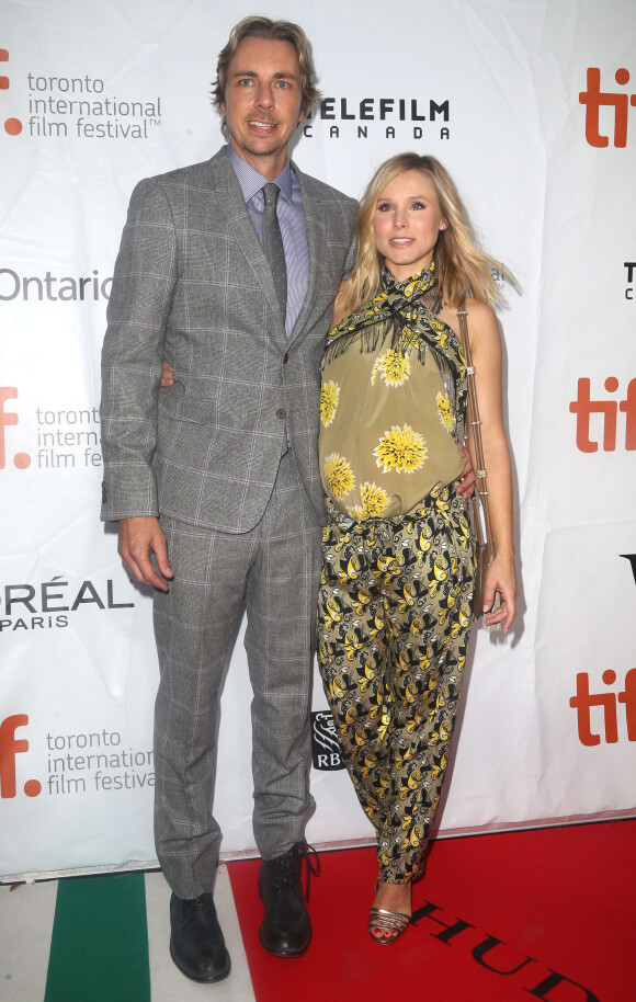 Kristen Bell (enceinte), Dax Shepard à la première du film "The Judge" au festival du film de Toronto à Toronto, le 4 septembre 2014