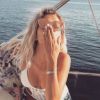 Mélanie des "Anges 8" en vacances en Grèce avec son petit ami Anthony Martial, juillet 2016