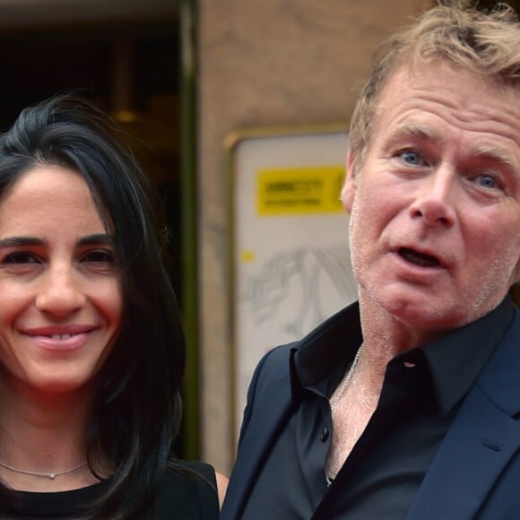 Franck Dubosc et sa femme Danièle - 22ème Gala "Musique contre l'oubli" au profit d'Amesty International au thêatre des Champs-Elysées à Paris le 28 juin 2016. © Giancarlo Gorassini / Bestimage