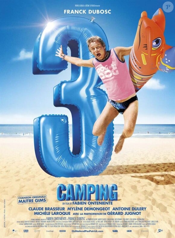 Franck Dubosc est à l'affiche de "Camping 3" depuis le 29 juin 2016.