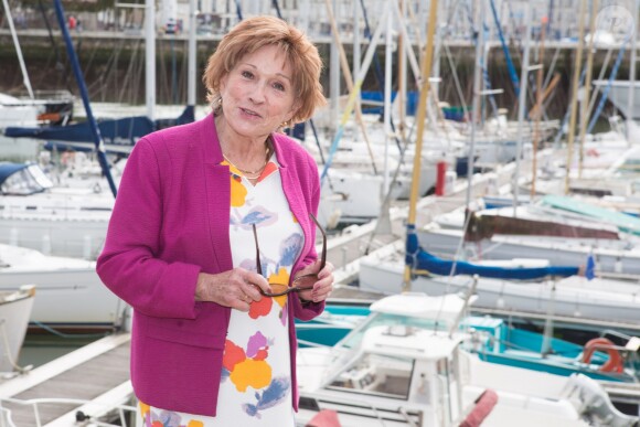 Marion Game - Photocall de "Scènes de ménage" dans le cadre du 17e festival de fiction TV de La Rochelle sur le Vieux Port à La Rochelle le 12 septembre 2015