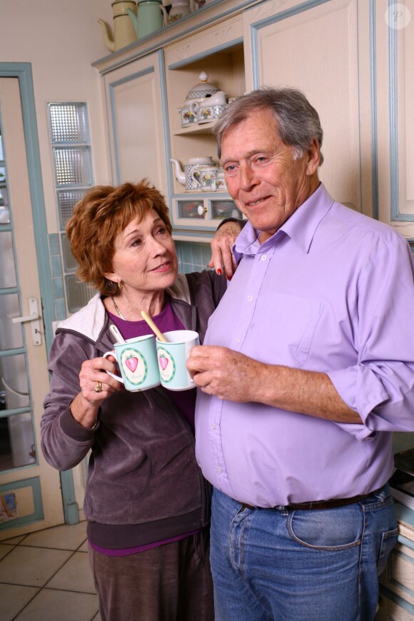 Exclusif - Marion Game et Jean-Claude, chez elle en 2012.