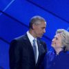 Barack Obama et Hillary Clinton à la convention nationale du Parti démocrate à Philadelphie, le 26 juillet 2016.