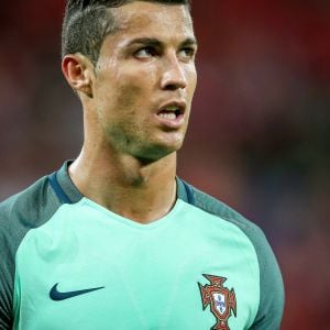 Cristiano Ronaldo lors du match de demi-finale de l'UEFA Euro 2016 Portugal-pays de Galles au stade des Lumières à Lyon, France, le 6 juillet 2016. © Cyril Moreau/Bestimage