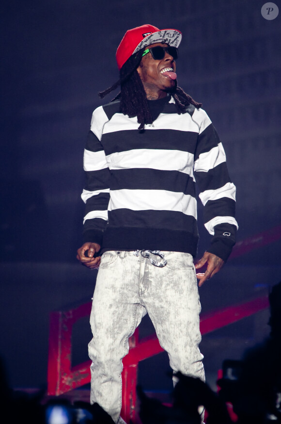Lil Wayne en concert au Palais Omnisports de Paris-Bercy le 16 octobre 2013.  Lil Wayne performs live in Paris, France on october 16, 2013.16/10/2013 - 