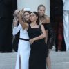 Exclusif - Irina Shayk arrive au gala de la fondation Vogue à Paris le 5 juillet 2016.