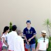 Les deux enfants de l'infante Elena d'Espagne, Felipe et Victoria, ont débuté leur stade de voile annuel à l'école de voile de Calanova à Palma de Majorque le 1er août 2016.
