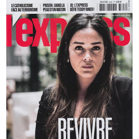 Lola Dewaere en couverture de L'Express, numéro du 3 août 2016.