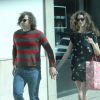 Exclusif - Ryan Adams et sa compagne Megan Butterworth font du shopping à Hollywood, Californie, Etats-Unis, le 5 juillet 2016.