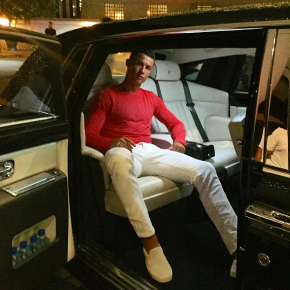 Cristiano Ronaldo en vacances en Floride, août 2016, photo Instagram.