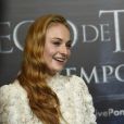Sophie Turner lors d'un évènement "Game of Thrones" et présentation de la dernière saison de la série au cinéma Palafox à Madrid, le 28 juin 2016.