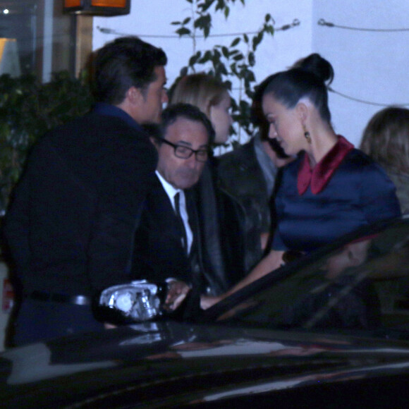Katy Perry et Orlando Bloom quittent le "Sunset Tower Hotel" à Los Angeles, le 1er juin 2016.