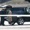 Le couple Katy Perry et Orlando Bloom repart en jet privé de Aspen après avoir assister au mariage de leur amie Jamie Schneider, le 10 avril 2016