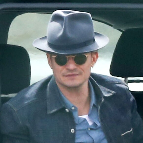 Le couple Katy Perry et Orlando Bloom repart en jet privé de Aspen après avoir assister au mariage de leur amie Jamie Schneider, le 10 avril 2016