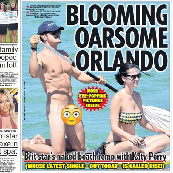 Couverture du tabloïd britannique "Daily Star".