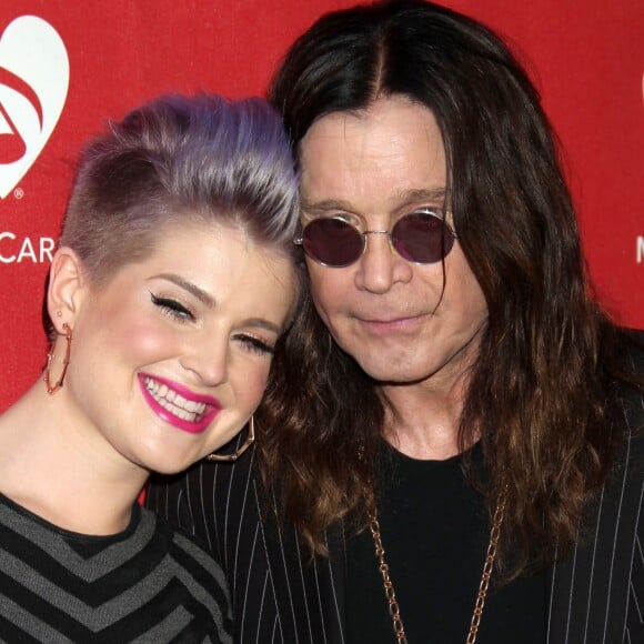 Kelly Osbourne, Ozzy Osbourne - People au concert "MusiCares MAP" à Los Angeles, le 13 mai 2014.