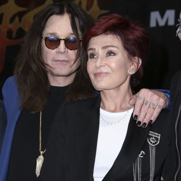 Ozzy Osbourne et Sharon Osbourne se retrouvent pour la soirée 'Corey Taylor Special Announcement' au Palladium à Hollywood le 12 mai 2016