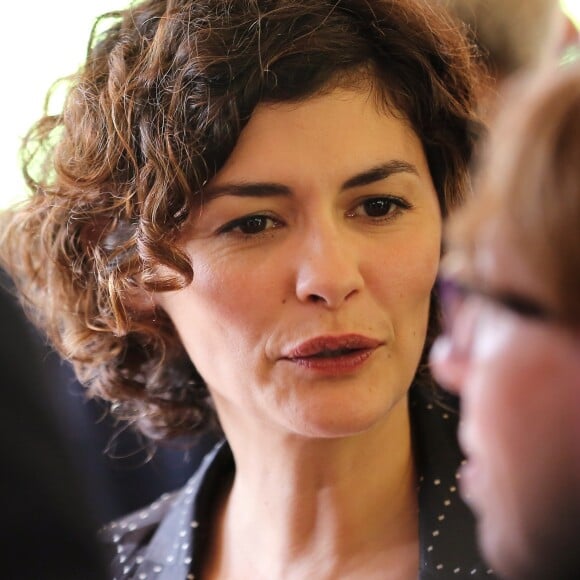 Audrey Tautou - Inauguration du nouveau chai du Château Les Carmes Haut-Brion dessiné par Philippe Starck et Luc-Arsène Henry à Bordeaux le 24 juin 2016. © Patrick Bernard / Quentin Salinier / Bestimage