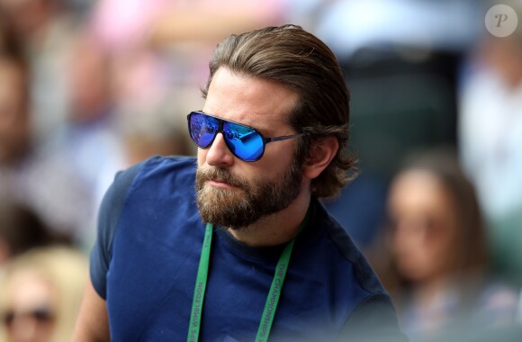 Bradley Cooper on day eleven of the Wimbledon Championships at the All England Lawn Tennis and Croquet Club, Wimbledon in London,UK on July 8, 2016. Photo by PA Wire/ABACAPRESS. COM08/07/2016 - London