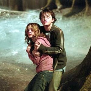 Emma Watson et Daniel Radcliffe dans Harry Potter et le Prisonnier d'Azkaban