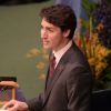 Justin Trudeau, premier ministre Canadien - Conférence sur le climat à L'ONU à New York le 22 Avril 2016.  The United Nations General Assembly's session on global warming concluded with an opening ceremony, remarks from world leaders & special envoys & a performance by Julliard students prior to Assembly members signing the Paris Accord on reducing carbon emissions.22/04/2016 - New York