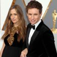 Hannah Bagshawe, Eddie Redmayne - Arrivées à la 88ème cérémonie des Oscars à Los Angeles le 28 février 2016.