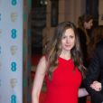 Eddie Redmayne et sa femme Hannah Bagshawe enceinte - La 69ème cérémonie des British Academy Film Awards (BAFTA) à Londres, le 14 février 2016.