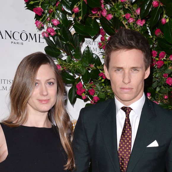 Eddie Redmayne et sa femme Hannah Bagshawe - Célébrités lors de la soirée pour les nominés au Bafta à Londres le 13 février 2016.