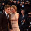 Eddie Redmayne et sa femme Hannah Bagshawe - Tapis rouge du film "The Danish Girl" lors du 72ème festival du film de Venise (la Mostra), le 5 septembre 2015.