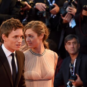 Eddie Redmayne et sa femme Hannah Bagshawe - Tapis rouge du film "The Danish Girl" lors du 72ème festival du film de Venise (la Mostra), le 5 septembre 2015.