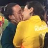 Les téléspectateurs ont pu découvrir en direct la demande en mariage de Marjorie Enya à Isadora Cerullo, le 8 août 2016 à Rio au Brésil.