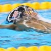 Michael Phelps médaille d'or du 200m masculin quatre nages individuel aux Jeux Olympiques (JO) de Rio 2016 à Rio de Janeiro, Brésil, le 11 août 2016