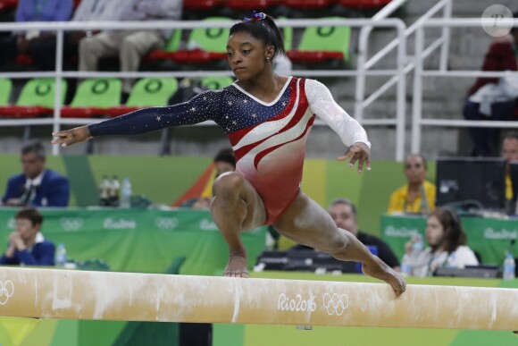 Simone Biles aux Jeux Olympiques de Rio le 9 août 2016