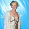 Sharon Stone lors du dîner donné par Brett Ratner et David Raymond en l'honneur du secrétaire général de l'ONU, Ban Ki-moon à la Private Residence à Los Angeles, le 10 août 2016.