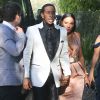 Le rappeur Ludacris et sa femme Eudoxie Mbouguiengue arrivent au mariage de Kevin Hart et de Eniko Parrish à Montecito le 13 aout 2016.