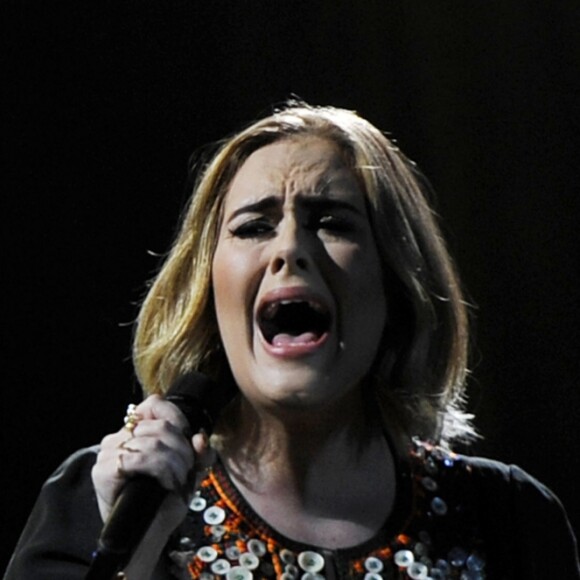 Concert d'Adele au festival de Glastonbury le 25 juin 2016.