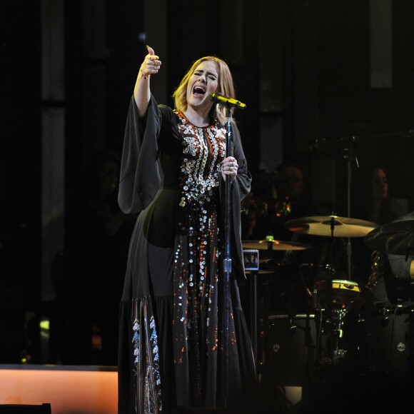 Concert d'Adele, festival de Glastonbury le 25 juin 2016.